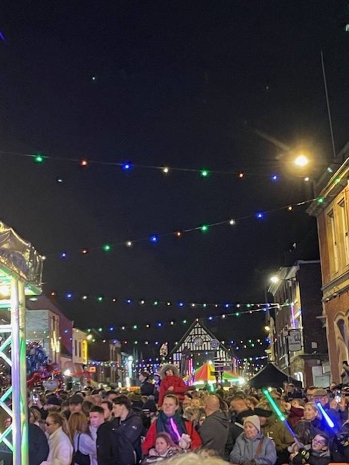 Countdown to Christmas begins in south Shropshire as towns hold their big light switch