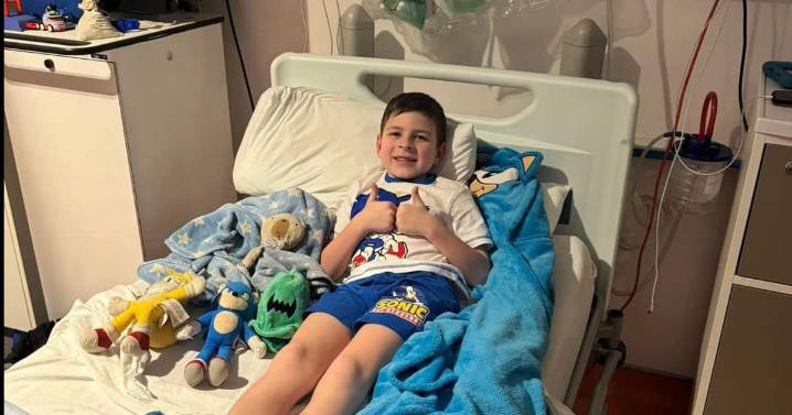 Scots schoolboy diagnosed with rare brain tumour celebrates Christmas cancer