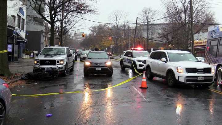 Fieldston: Moped Rider Hospitalized after Collision with Two Vehicles on Riverdale Avenue