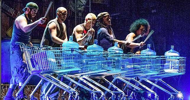 Cast of touring show STOMP delivers electrifying performance at Ellen Eccles Theatre