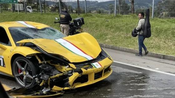 ¿Quién es el dueño del Ferrari involucrado en el accidente de La Calera?