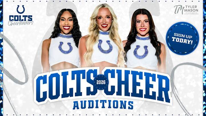 Colts Cheerleaders announce audition dates for 2026 squad