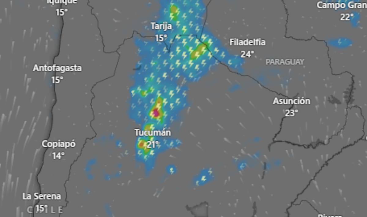 Emiten alerta amarilla por tormenta para este miércoles En cuatro provincias.