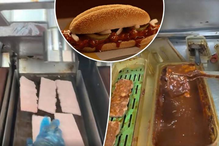 McDonald’s worker exposes how McRib sandwiches are made