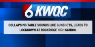 Collapsing table sounds like gunshots, leads to lockdown at Rockridge High School