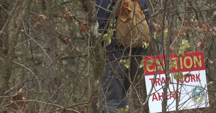 COMOTA begins their first day of rerouting Springbrook trail