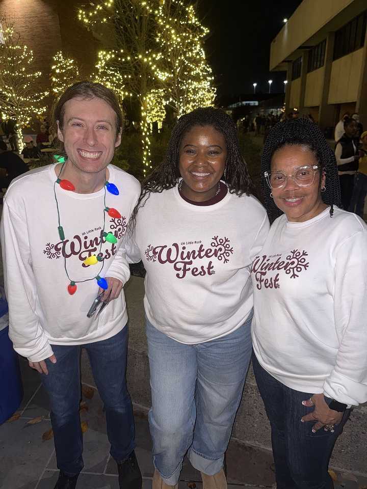UALR shines bright with the inaugural Winterfest celebration