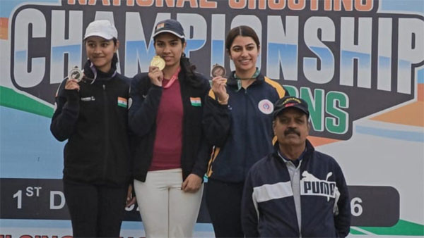 Raiza Dhillon dominates Skeet events with twin gold at National Shooting Championships