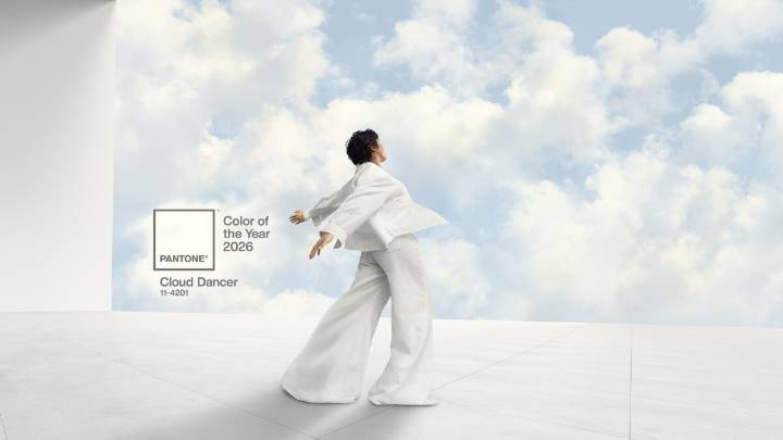 You read that white: Pantone's 2026 Color of the Year is 'Cloud Dancer'