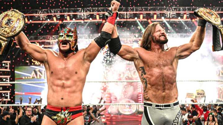 AJ Styles & Dragon Lee Make Second Successful World Tag Title Defense On WWE Raw