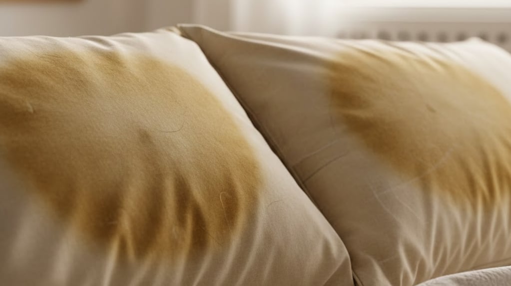 Cómo limpiar almohadas amarillas con un ingrediente que tenés en tu casa