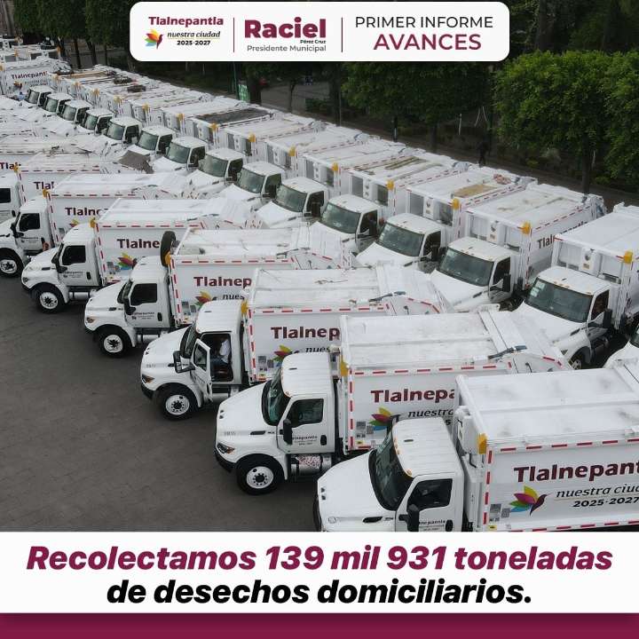 Tlanepantla estrena 70 unidades para la recolección de basura