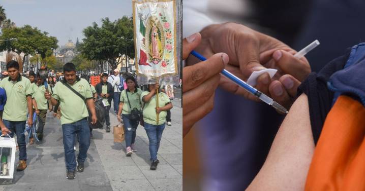 Gobierno CDMX va por vacunar contra sarampión a peregrinos guadalupanos