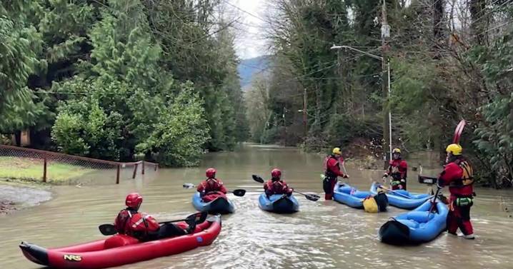 Spokane Valley, City of Spokane Swift Water Rescue team provides support amid flooding in Skagit County