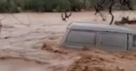 Greek island getaway flooded as roads turned to rivers by mega storm
