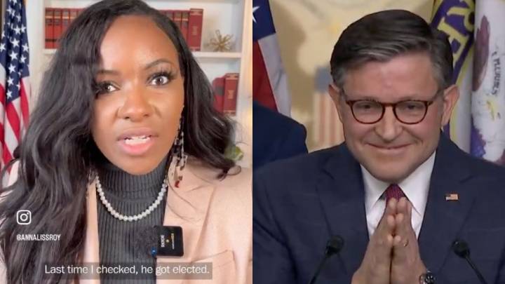 Jasmine Crockett Flips Mike Johnson’s ‘Mamdani’ Snub as Senate Bid Endorsement