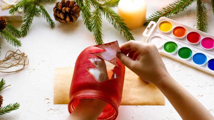 12 Christmas Decor DIYs You Can Make Using Dollar Tree Jars