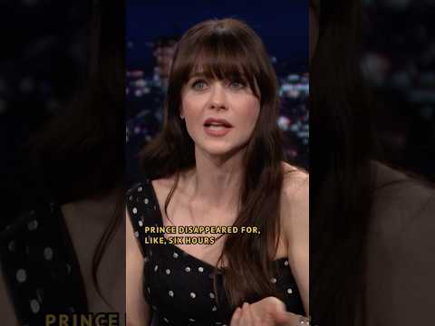 #ZooeyDeschanel talked to #Prince about pancakes & omelettes 🤣 #FallonTonight
