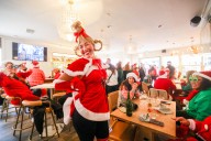 Danville celebrates first SantaCon and the event’s creators approve