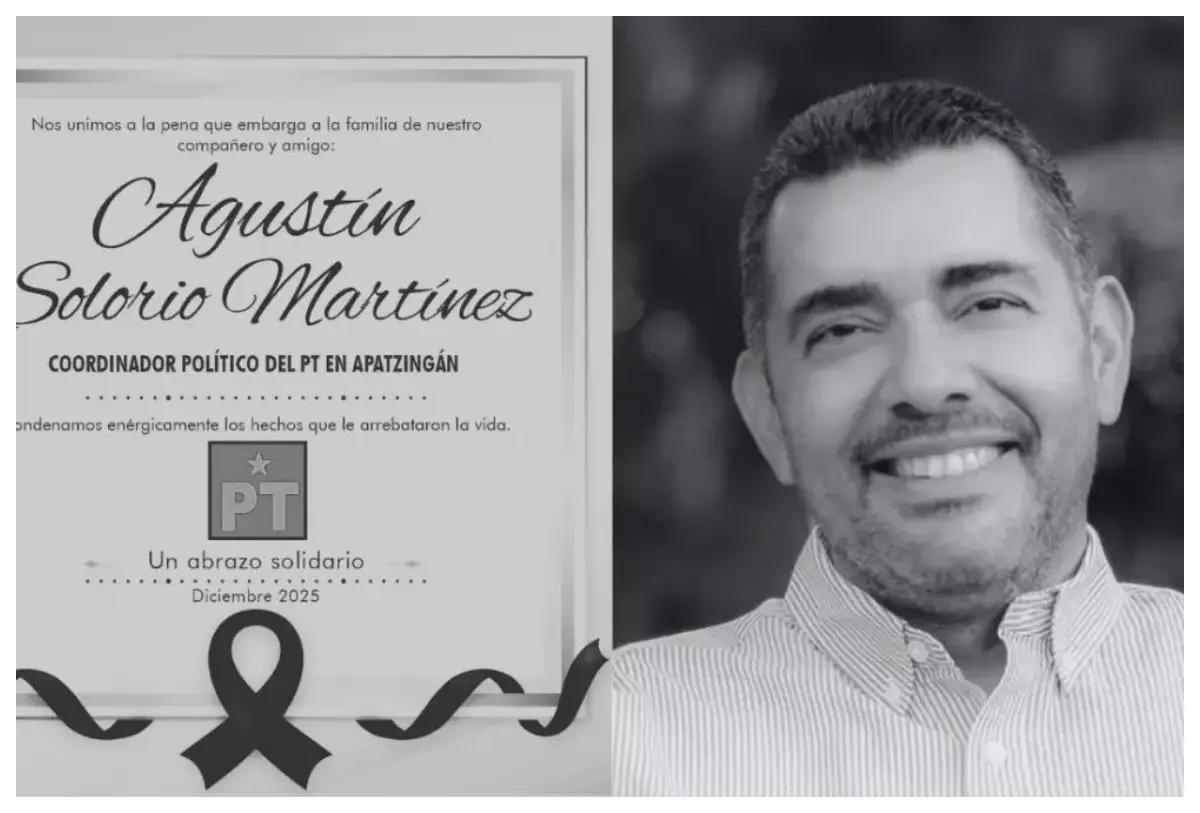 Localizan sin vida a Agustín Solorio, coordinador del PT en Michoacán