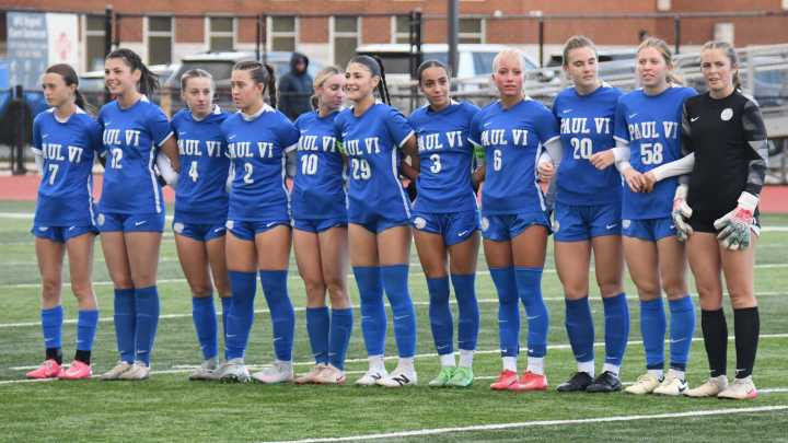 Which girls' soccer teams made final South Jersey Mean 15 rankings?