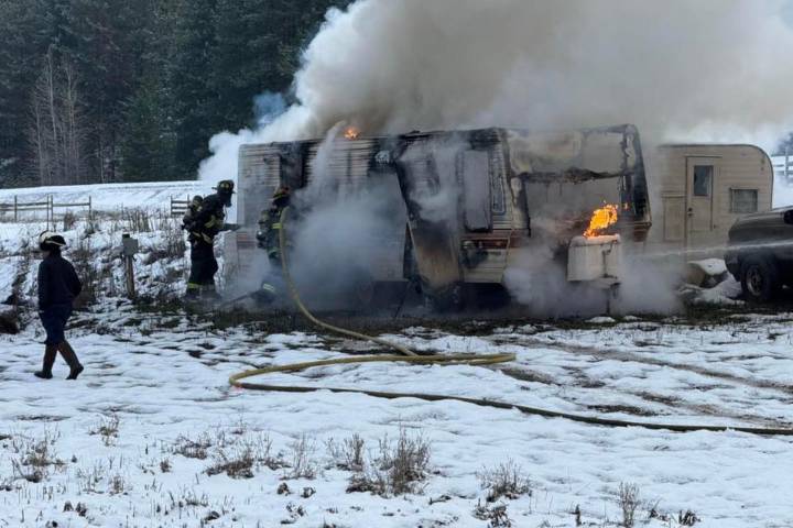 Firefighters Stop RV Blaze Near Chumstick Highway