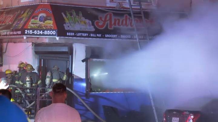 Overnight fire tears through Kensington rowhome