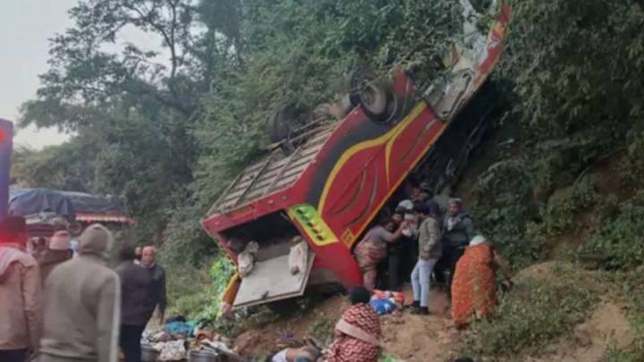AP road mishap: Bus with 35 onboard crashes into gorge, several feared dead