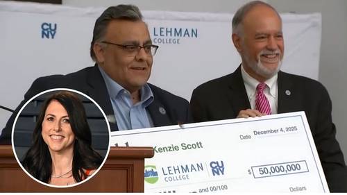 MacKenzie Scott donates $50 million to support student success CUNY's Lehman College in the Bronx
