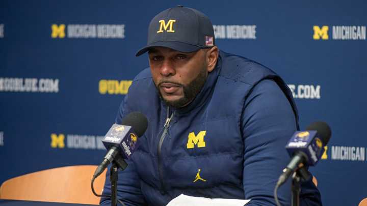 Ex-Michigan coach Sherrone Moore in police custody hours after firing