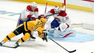 Fowler makes 33 saves in NHL debut as Canadiens beat Penguins 4