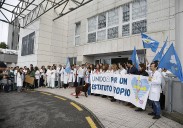 El segundo día de huelga médica cancela un tercio de las consultas en Asturias y anticipa un repunte «en las listas de espera»