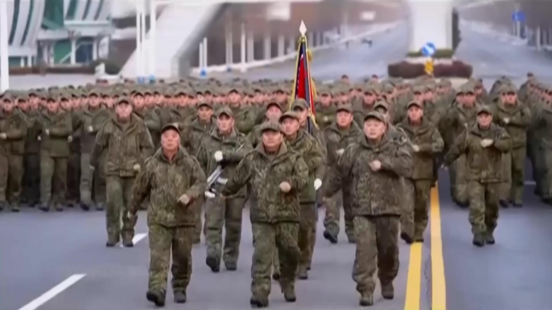 Kim Jong Un welcomes back North Korean soldiers returning from fighting for Russia
