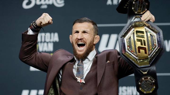 UFC 323 is Merab Dvalishvili's fourth title fight of 2025