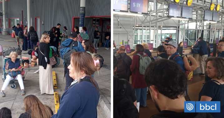 Casi 200 pasajeros de Sky quedaron varados en Santiago tras llegar de Brasil: iban hacia Concepción