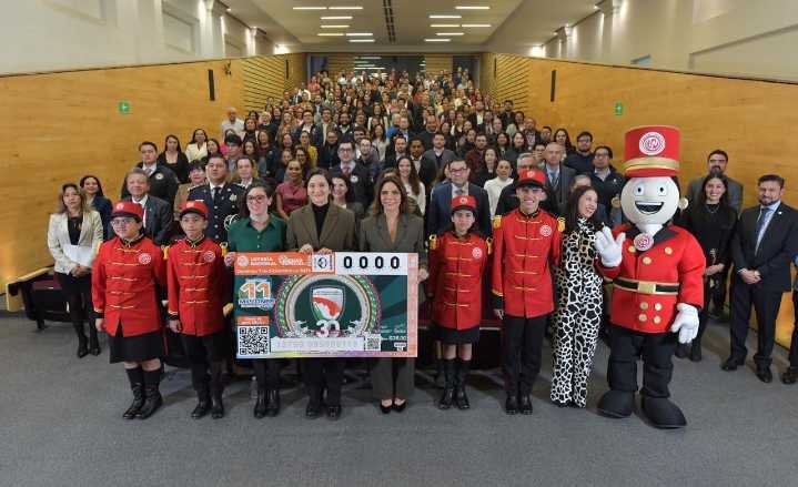 Tres décadas del Sistema Nacional de Seguridad Pública celebrados en billete conmemorativo de Lotería Nacional