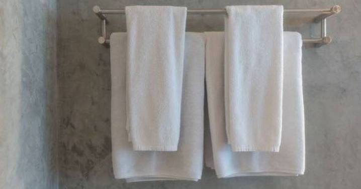 Don't dry towels in one place to prevent damp and mould