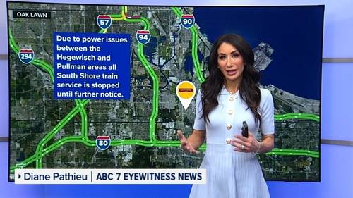 South Shore Line train service disrupted by down wire between Hegewisch, Pullman