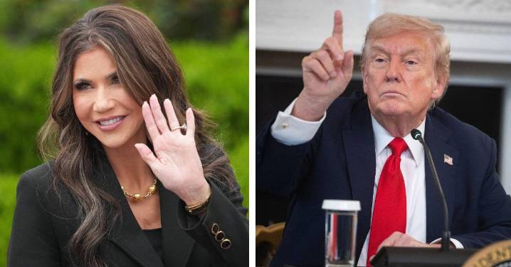 Kristi Noem Mocked After Credit­ing Donald Trump With Stopping Hurricanes: 'Peak Cult Energy'