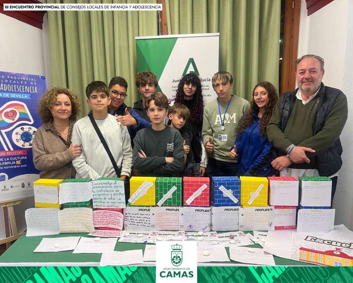 Camas participa en el III Encuentro Provincial de Consejos Locales de Infancia y Adolescencia