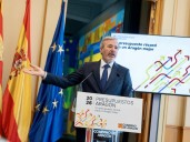 Aragón presenta un presupuesto récord de 9.145 millones para 2026