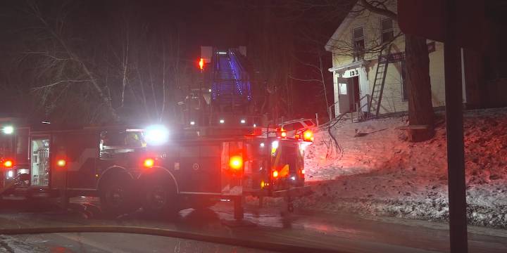 Bangor Fire Department responds to blaze on Kenduskeag Avenue