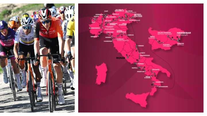 Se presenta el recorrido del Giro de Italia 2026, con varias novedades