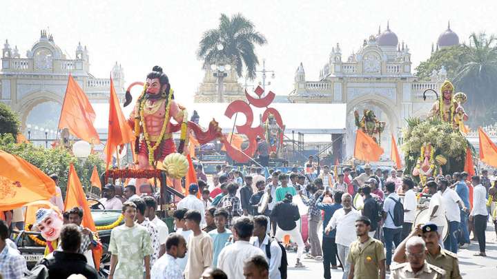 Grand procession marks Hanuma Jayanti