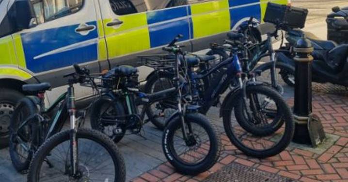 Birmingham city centre police seize more illegally modified e
