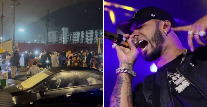Ate: Retraso del concierto de Anuel AA provoca enojo de fans y congestión vehicular en la av. Javier Prado Este