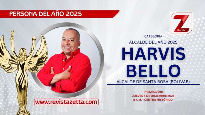 Harvis Bello, de Santa Rosa de Lima (Bolívar) es el Alcalde del Año 2025