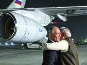 Putin in India for defence, trade talks