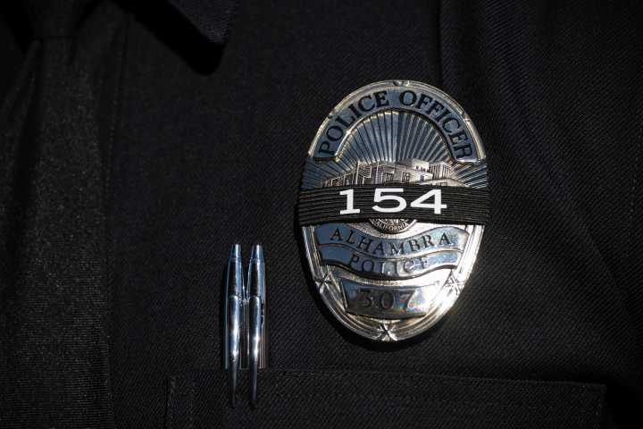 Alec Sanders, the fallen Alhambra officer, is remembered, honored during his funeral