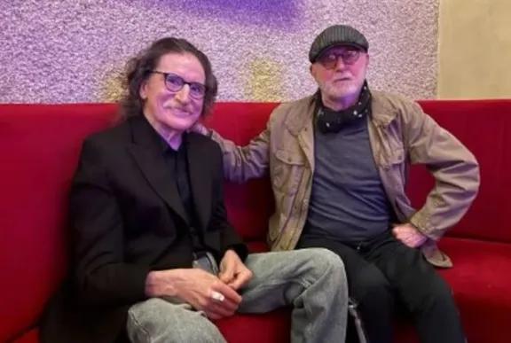 Charly García se reencontró con Andrew Loog Oldham, el histórico manager de los Rolling Stones